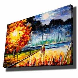Wallity Cuadro Decorativo sobre Lienzo Multicolor 70 x 100 cm